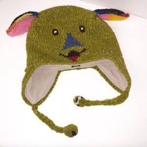 Sisan Dina Wool Blend Dog Beanie Winter Hat Boys